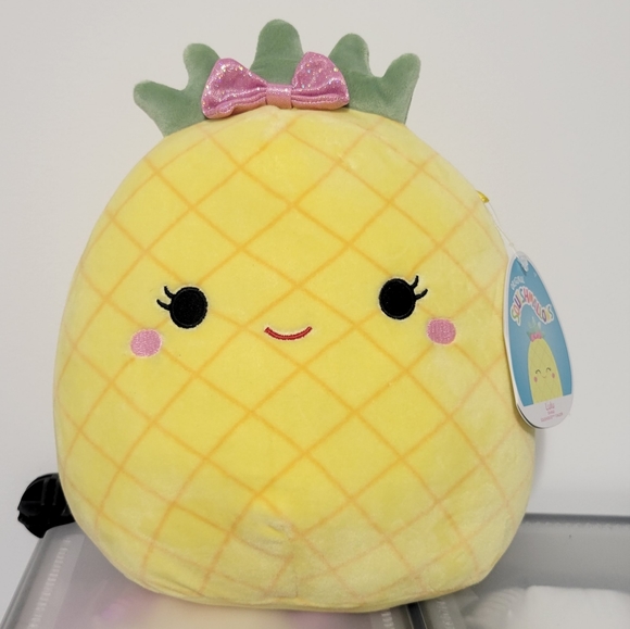 Squishmallows Other - 8" Lulu the Pineapple NWT Squishmallow Fruit Squad Kellytoy